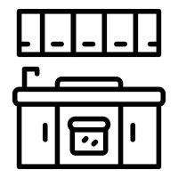 kitchen-remodeling-icon-outline-house-design-vector